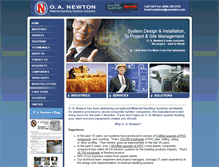Tablet Screenshot of oanewton.com